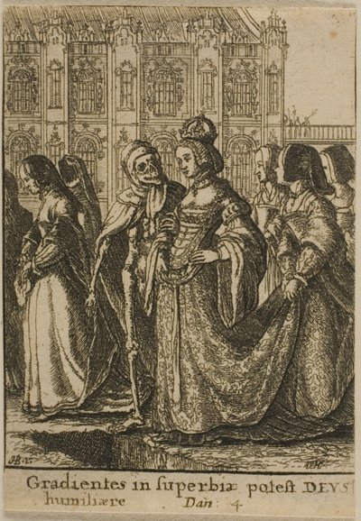 İmparatoriçe ve Ölüm by Wenceslaus Hollar