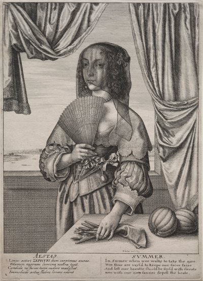 Dört Mevsim: Yaz by Wenceslaus Hollar