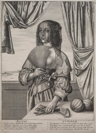 Dört Mevsim: Yaz, 1641. by Wenceslaus Hollar