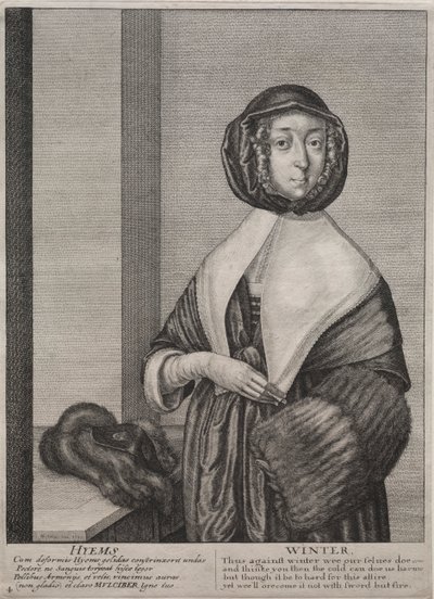 Dört Mevsim: Kış by Wenceslaus Hollar