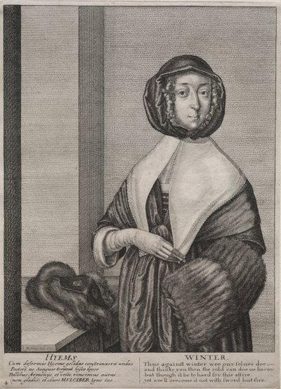 Dört Mevsim: Kış, 1641. by Wenceslaus Hollar