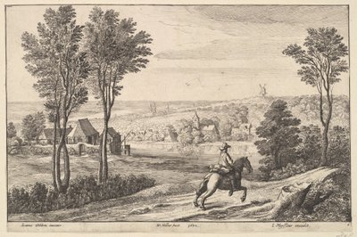 Süvari, 1650. by Wenceslaus Hollar