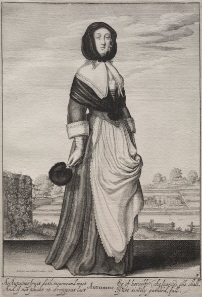 Mevsimler: Sonbahar by Wenceslaus Hollar