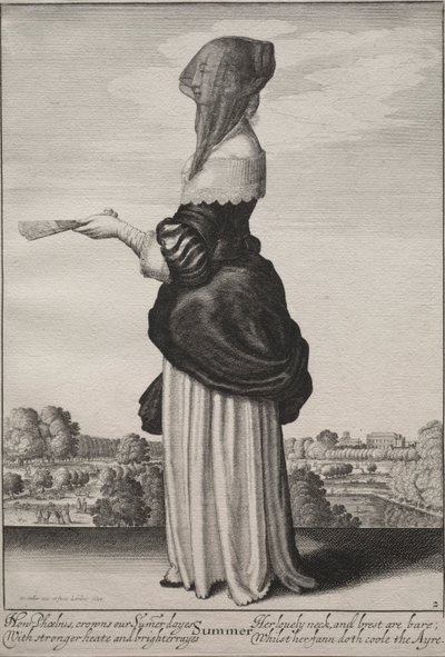 Mevsimler: Yaz, 1643-1644. by Wenceslaus Hollar