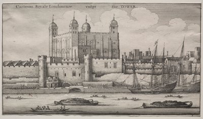 Kule, Londra. by Wenceslaus Hollar