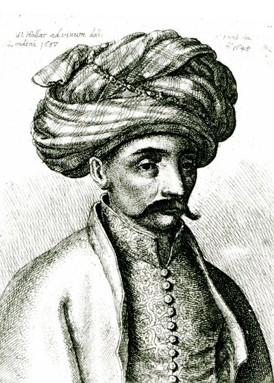Türk Başı, 1645 by Wenceslaus Hollar