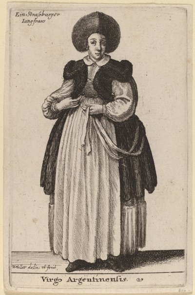 Strazburg Bakiresi by Wenceslaus Hollar