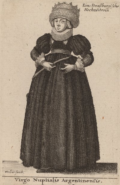 Arjantinli Bakirenin Düğünü by Wenceslaus Hollar