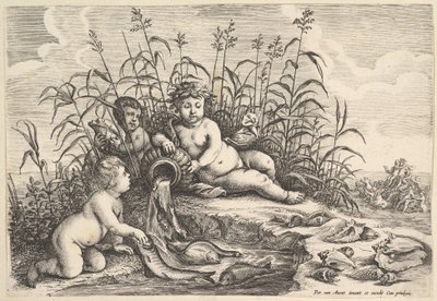 Su Dört Element, ca. 1647. by Wenceslaus Hollar