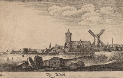 Wesel, 1635. by Wenceslaus Hollar