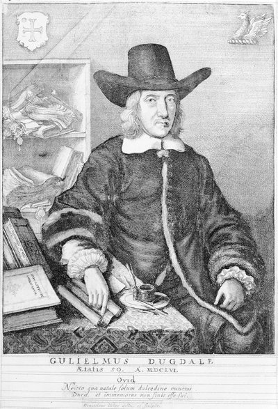 William Dugdale, 1656 by Wenceslaus Hollar