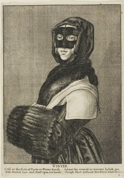 Kış by Wenceslaus Hollar