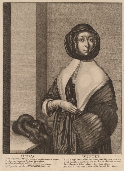 Kış, 1641. by Wenceslaus Hollar