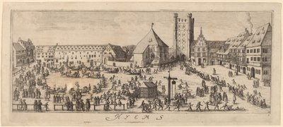 Kış: Geçit Töreni Alanı by Wenceslaus Hollar