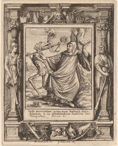 Başrahip by Wenceslaus Hollar after Hans Holbein the Younger after Abraham van Diepenbeeck