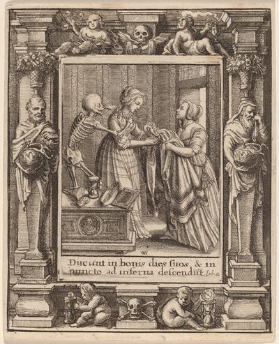 Gelin by Wenceslaus Hollar after Hans Holbein the Younger after Abraham van Diepenbeeck