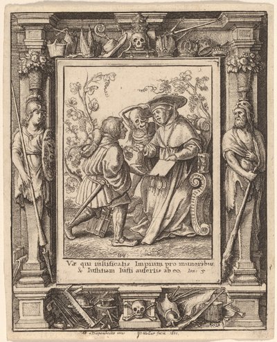Kardinal by Wenceslaus Hollar after Hans Holbein the Younger after Abraham van Diepenbeeck