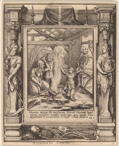 Çocuk by Wenceslaus Hollar after Hans Holbein the Younger after Abraham van Diepenbeeck
