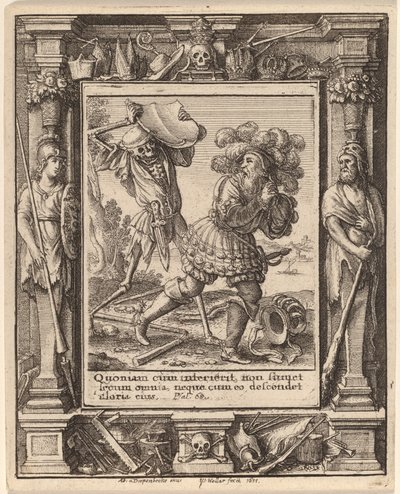 Saymak by Wenceslaus Hollar after Hans Holbein the Younger after Abraham van Diepenbeeck