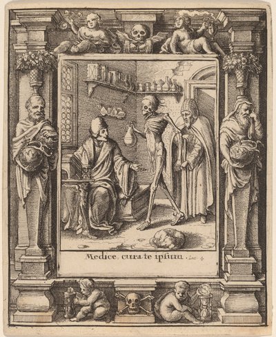 doktor by Wenceslaus Hollar after Hans Holbein the Younger after Abraham van Diepenbeeck