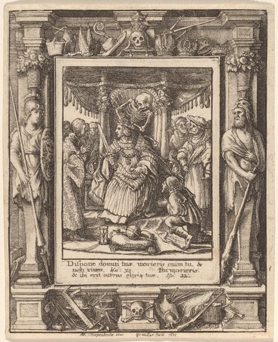imparator by Wenceslaus Hollar after Hans Holbein the Younger after Abraham van Diepenbeeck
