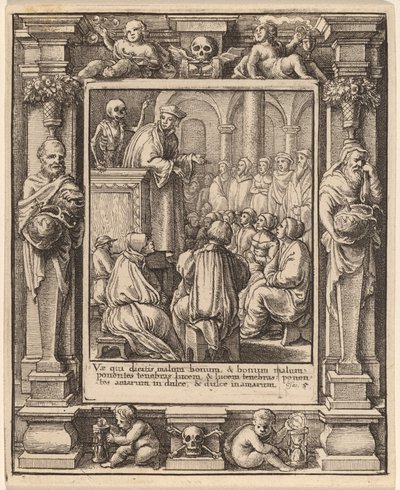 vaiz by Wenceslaus Hollar after Hans Holbein the Younger after Abraham van Diepenbeeck