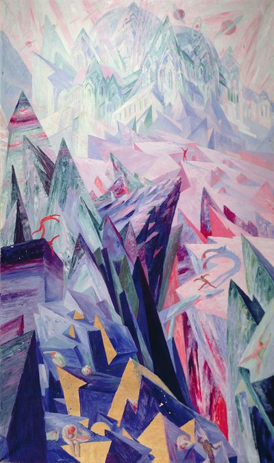 Dahinin Yolu, 1918 by Wenzel Hablik