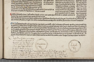 Fol 54 recto, detay, Meta veri by Werner Rolevinck
