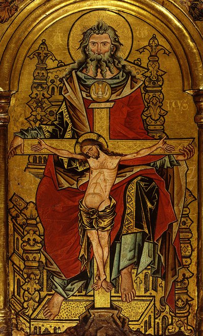 Trinity ile Altarpiece, yaklaşık 1250 by Westphalian Master
