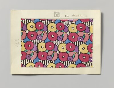 Baskılı tarafı çelik, tasarım Strohblume by Wiener Werkstätte
