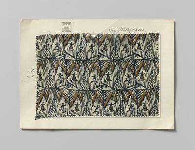 Baskılı tarafı çelik, tasarım Tanzpaar by Wiener Werkstätte