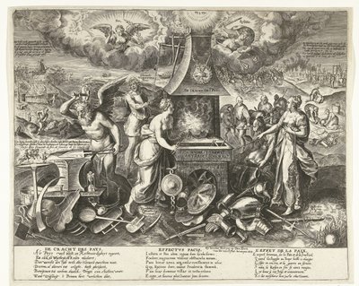 Barışın Gücü, 1678 The Power of the Pays (nesne üzerindeki başlık) by Wierix