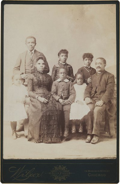 Bir Aile Portresi,c. 1890 (fotoğraf) by Wilcox