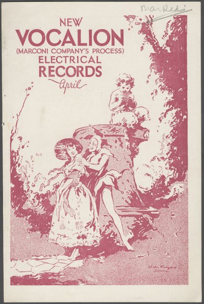 Vocalion Records Bülteni, 1920