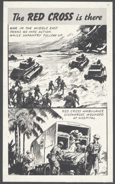 Kızıl Haç savaş zamanı reklamı, 1940