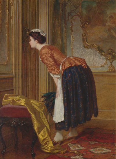 meraklı hizmetçi by Wilhelm Amberg