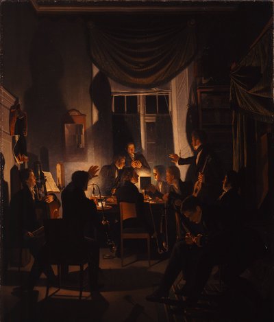 Sigara İçen Parti by Wilhelm Bendz