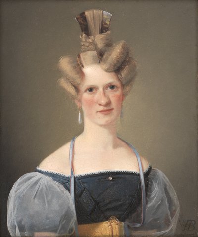 Sanatçının Nişanlısı Marie Raffenberg by Wilhelm Bendz