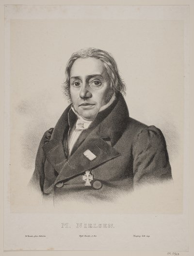 Rektör Michael Nielsen by Wilhelm Bendz