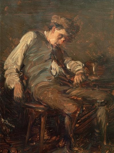uykulu içici by Wilhelm Busch