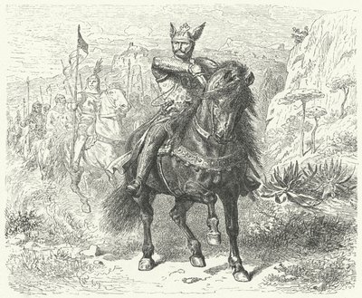 El Cid (gravür) by Wilhelm Camphausen