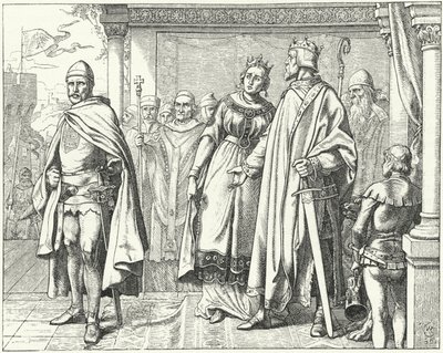 Ernest II, Swabia Dükü, kendisine isyan ettikten sonra Almanya Kralı II. Conrad
