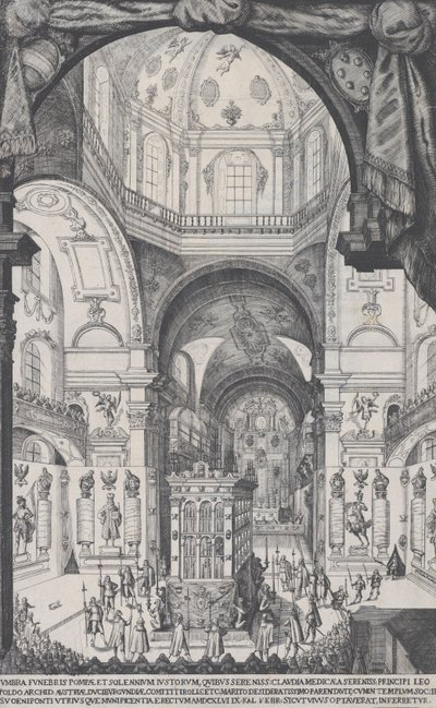 Leopold Katafalk, Avusturya Arşidükü, 1646. by Wilhelm Frommer
