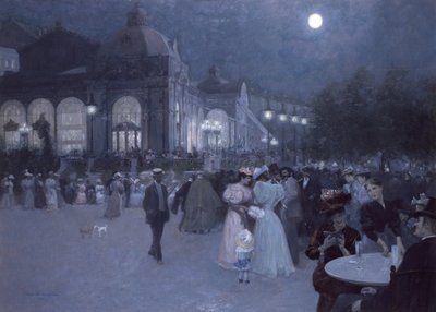 Belediye Parkında Gece Konseri by Wilhelm Gause