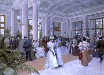 Das Vestibül des Kaiserbads (İmparatorluk Hamamlarının Girişi) by Wilhelm Gause