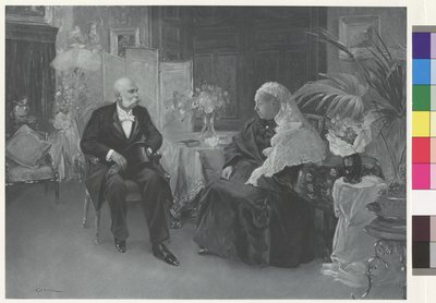 Kraliçe Victoria ve İmparator Franz Joseph Nice