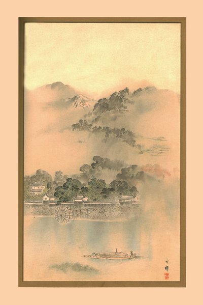 Yodo Nehrinde Bir Bahar Sabahı, c1870, 1886 by Wilhelm Greve