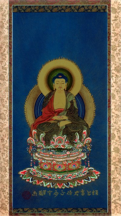 Amitabha, 19. yüzyılın başı 1886 by Wilhelm Greve