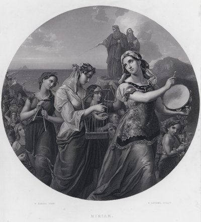 Miriam (gravür) by Wilhelm Hensel