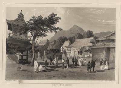 ಮುಖ್ಯ ದೇವಾಲಯ, ಹಕೋಡಾಡಿ, 1855 ಟರ್ಕ್ by Wilhelm Joseph Heine